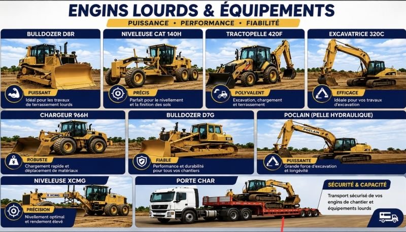ENGINS LOURDS et ÉQUIPEMENTS - extérieur