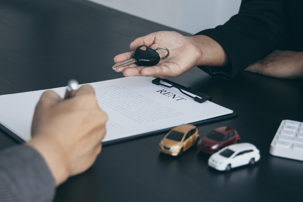 Mettre une voiture en location
